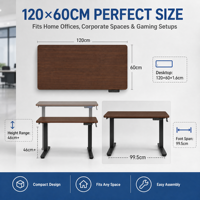 Support d'ordinateur portable en bois ergonomique à hauteur réglable, avec moteur électrique silencieux et robuste, pour bureau et gaming, idéal pour la maison et le bureau (ODM)