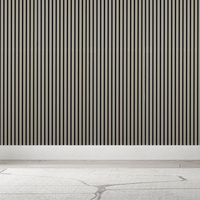 Panneaux muraux acoustiques décoratifs en MDF pour décoration intérieure, OEM ODM personnalisés