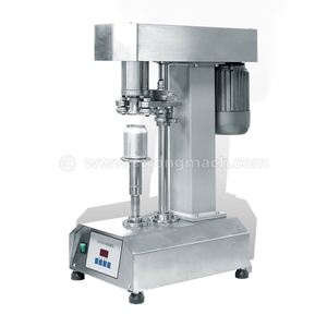 Machine de scellage de boîtes semi-automatique de bureau à double moteur pour boîtes à languette de 85 mm, fruits de mer, aliments pour chats, aliments pour chiens, et capsuleuse à vis commerciale - Product Image 5