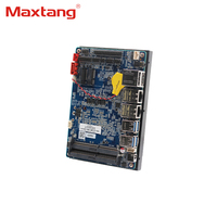 Maxtang Carte mère industrielle intégrée double canal SO-DIMM DDR4 64GB SATA3.0 M.2 DP eDP RJ45 Win10 Linux