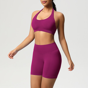 Premium Womens Yoga Sets Breathable Nylon Spandex HighWaist HipLifting Fitness Outdoor Wear