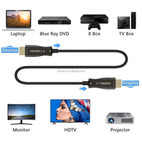 Câble HDMI 2.0 AOC Plenum 18 Gbit/s 4K 60Hz, câble HDMI optique actif 10m-100m pour intégration de systèmes Pro-AV et location de matériel de scène