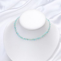 Pierres précieuses naturelles, cristal de quartz, tourmaline, agate, perle naturelle, aigue-marine, bijoux pour hommes et femmes, accessoires, perles, collier