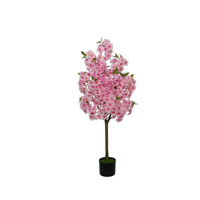 Künstlicher Kirschblütenbaum mit Echtwirkungseffekt, Lebensechter Seiden-Sakura-Baum mit Natürlicher Rindenoptik zur Dekoration