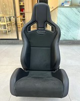 Sièges baquets universels de luxe OEM en PVC pour voiture, style Recaro Sportster CS, haute qualité, confortables, avec rails