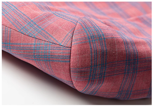 Haute qualité à la mode <span class=keywords><strong>costume</strong></span> hommes jeunesse Banquet décontracté affaires Plaid un bouton <span class=keywords><strong>costume</strong></span> veste mode grande taille <span class=keywords><strong>costume</strong></span> - Product Image 5