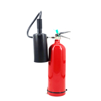 Extincteurs à Dioxyde de Carbone de Type Populaire Démontables en Alliage d'Aluminium Sans Soudure 6061 Cylindre Rouge Extincteurs