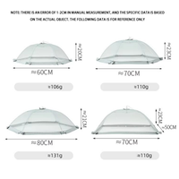 Bord élargi Pop-Up respirant maille alimentaire couverture réutilisable pliable cuisine Table à manger plat tente pour moustique et protection contre les mouches