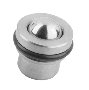 K0582 KIPP Plunger de resorte autoretenible con anillo de retención y bola de acero inoxidable para posicionamiento y indexado de precisión - Product Image 2