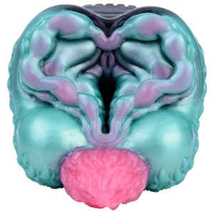 GEEBA Platinum Silicone Penis Stroker Male <b>Masturbator</b> Fantasy Pocket Pussy Male Masturbate Animal Artificial Vagina for Men - Product Image 3