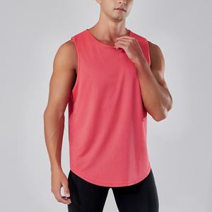 Débardeur en coton pour hommes, respirant, <span class=keywords><strong>vintage</strong></span>, Hip Hop, vêtements de fitness, tricoté sans manches, haut athlétique et musclé, vente en gros personnalisé - Product Image 3