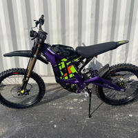 2025 Stock Original Light Bee X Dirt Bike Électrique Phantom Purple Edition Motocross Off Road Sur Ron Ebike 60v 40ah 8000w