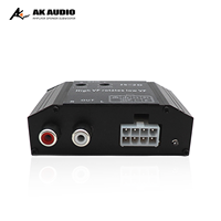 Convertisseur audio JS-2D de haut à bas niveau avec sortie RCA pour système de haut-parleurs stéréo de voiture universel 12V