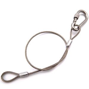 1.5 مللي متر أسلاك الفولاذ حبل مع تصاعد تبويب أسلاك الفولاذ حبل الجمعية مع المعادن علامة التبويب - Product Image 3