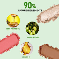 Meilleure vente marque privée poudre bronzante pour le visage étanche à la transpiration poudre de réglage du visage maquillage