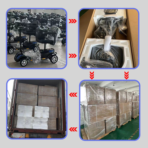 รถสกู๊ตเตอร์เคลื่อนที่ 4 ล้อ รุ่น KSM-906 สำหรับผู้สูงอายุและผู้พิการ ดีไซน์ป้องกันการพลิกคว่ำ พร้อมไฟ LED ที่นั่งนั่งสบาย ระยะทางวิ่ง 20-25 กม. ความเร็วสูงสุด 8 กม./ชม. - Product Image 5