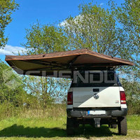 SNDN Camping extérieur voiture tente toit auvent latéral 270 degrés 4wd tout-terrain autonome Led 270 degrés auvent avec paroi latérale