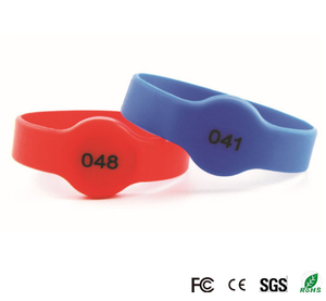 WaterPark <span class=keywords><strong>1K</strong></span> <span class=keywords><strong>RFID</strong></span> 팔찌 클래식 방수 실리콘 스마트 태그 NFC 팔찌 T5577 EM4305 칩 지불 호텔 응용 프로그램 - Product Image 5