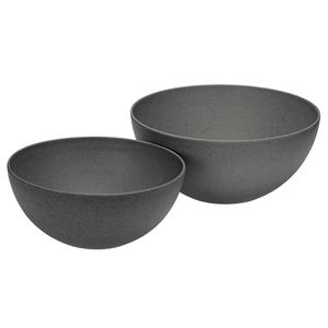 ชุดชาม MAGU ดีไซน์ธรรมชาติ สีเทาด้าน จำนวน 2 ใบ - Product Image 1