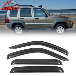 For Jeep Liberty 02-07 KJ 4PCS Window <b>Visors</b> Rain <b>Sun</b> Guard Deflectors Tape-On - Product Image 1