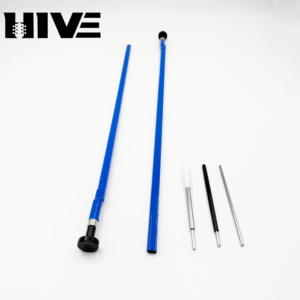Varillas de ajuste de truss rod para guitarra HIVE Wrapped Spoke Wheel, de 8 orificios, bidireccionales, azules, de doble acción - Product Image 5