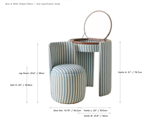 Tocador con Espejo Moderno para Espacios Pequeños, con Silla, Muebles <span class=keywords><strong>de</strong></span> <span class=keywords><strong>Dormitorio</strong></span>, Mesa <span class=keywords><strong>de</strong></span> Maquillaje, Nuevo Diseño, Venta al por Mayor - Product Image 6