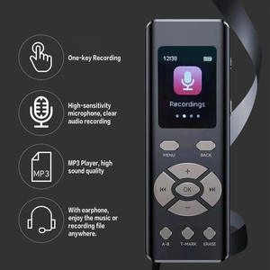 Hot Selling Voice Recorder With An External TF <b>Card</b> A Large Color Screen 6 Mandarin Versions And A 32 Hour Lithium Battery - Product Image 5