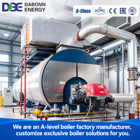 Chaudière à vapeur diesel et kérosène double combustible 2t/h 3 T/h pour usine alimentaire, système compact de commutation de combustible 1 tonne, certifiée CE