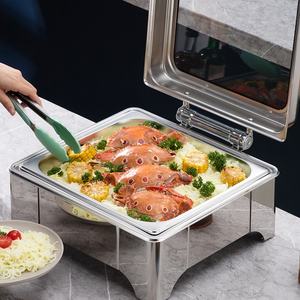 Plato de frotamiento de acero inoxidable contemporáneo Rendimiento confiable con construcción sin costuras para hoteles y restaurantes - Product Image 3