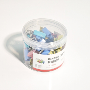 オフィス用カスタムブラック金属バインダークリップ - Product Image 1