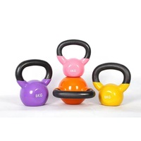 Équipement de fitness en gros, haltères en fonte avec revêtement en poudre, haltères de compétition colorés, ensemble de poignées de kettlebell, 2 kg à 32 kg