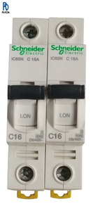 Disjoncteur miniature authentique IC65N 1P C16A, 1 pôle, 16 ampères, courbe C, montage sur rail DIN, protection contre les surcharges et les courts-circuits - Product Image 1