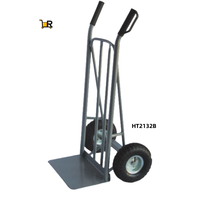 Chariot utilitaire carré en acier durable à 2 roues, résistant aux chocs