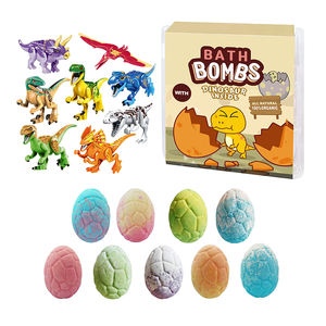 OEM Vente chaude 6 bombes de bain bio pour enfants, kit de bombes de bain en forme d'œuf de <span class=keywords><strong>dinosaure</strong></span>, surprise à l'intérieur, bombes de bain en forme d'œuf de <span class=keywords><strong>dinosaure</strong></span> pour enfants avec des animaux - Product Image 2