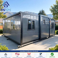 Casa Contenedor Expandible de 20 Pies/30 Pies, Autoalimentada con Energía Solar, Estándares Australianos, 3 Dormitorios, 2 Baños, Vivienda Pequeña