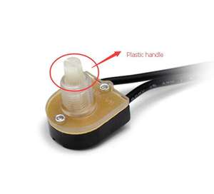 Eingebauter 3A 6A 125V EIN-AUS Einpoliger Drehschalter 2 Positionen Lampenschalter für Zertifizierte Schraubklemme 360° Drehung - Product Image 3