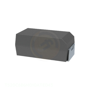 Condensador Original 2312 (6032 Métrico) CAP TANT POLY 68UF 10V 2312 68 uF Montaje Superficial <span class=keywords><strong>T520C686M010ATE045</strong></span> - Product Image 1