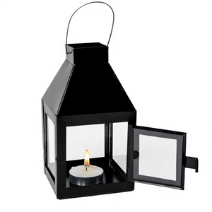 Lanterne miniature en métal gravé à la main, porte-bougie suspendu, fabrication directe, Inde, vente en gros, prix bon marché, prix de gros, décoration festive - Product Image 1