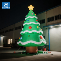 Sapin de Noël gonflable géant, modèle gonflable pour décorer les activités de Noël