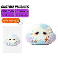 Dompet Koin Bordir Kapas PP Lucu Kawaii 18cm Custom Boba Tea, OEM ODM 100 Pcs MOQ untuk Aksesoris Tas Grosir