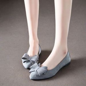 Nueva Tendencia, Zapatos Planos de Moda para Mujer al por Mayor, Zapatos Planos de Ballet con Lazo, Cómodos, de Piel Sintética, para Mujer - Product Image 5