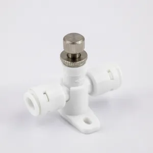 High Quality 1/4 Plastic Quick Connect Union Valve Water Flow Regulating Valve Control Valve For Water Treatment System