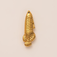 Acier inoxydable or océan animaux breloques mode poisson pendentifs bracelet breloques pour bricolage femmes fabrication de bijoux