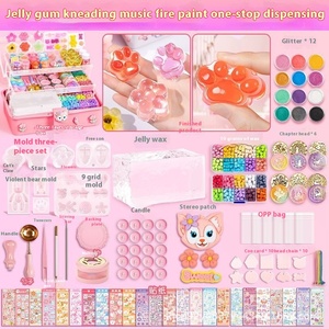 Colorful Transparent Jelly Wax Pinch DIY Material Plastic Package Set Kids Decompression Toy Unisex Artifact Stress Relief 14 - Product Image 6