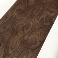 Groenland Exotic Engineered Walnut Burl Wood Faceers 250x60CM DIY Furniture Natural Material for Bedroom Cabinets Table Hotels