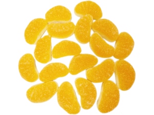 Muestra Gratuita del Fabricante, Caramelos de Goma con Forma de Cápsula de Naranja Halal, Sabor Afrutado y Ácido, Ingredientes de Azúcar y Saborizante, Empaquetados en Bolsa - Product Image 2