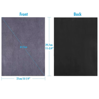 Papel carbón de un solo lado logotipo personalizado A4 100 hojas hoja de papel carbón de calco de transferencia de carbono de grafito negro para papel de madera