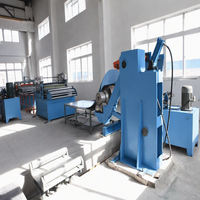 Machine de découpe et de redressement de bobines métalliques Jiuxin Machinery, contrôlée par PLC, haute précision, 10T, 0,2 mm