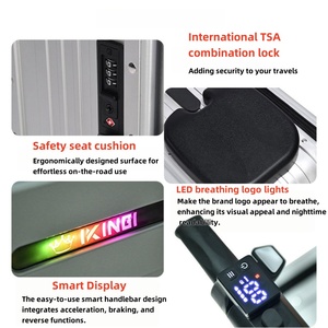 Maleta Motorizada FUTUREJOY Directo <span class=keywords><strong>de</strong></span> Fábrica <span class=keywords><strong>de</strong></span> 20 Pulgadas con Portavasos y Puerto USB, Embalaje Personalizado, Envío Rápido - Product Image 5