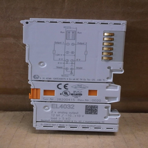 PLC EL4032 ชุดควบคุมการตัดแบบใหม่ I/O EtherCAT ช่องสัญญาณเอาต์พุตแบบอะนาล็อก 2 ช่อง สำหรับสินค้ารับประกัน - Product Image 1